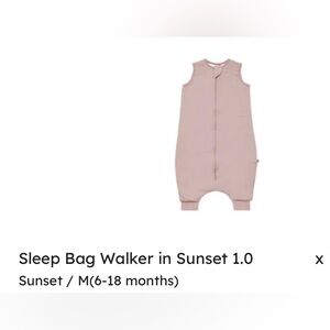 NWT! Sleep bag walker in Sunset 1.0 TOG